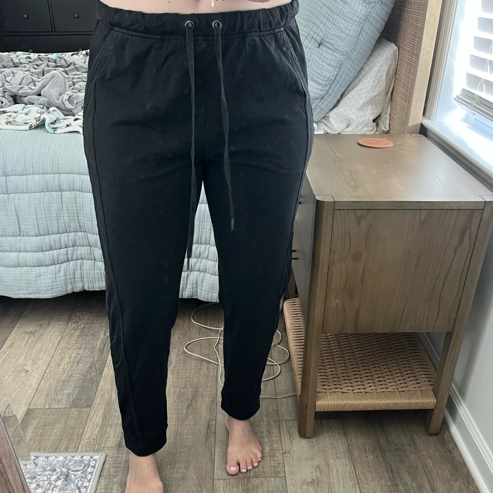Anthropologie Daily Practice Black Joggers Size: M